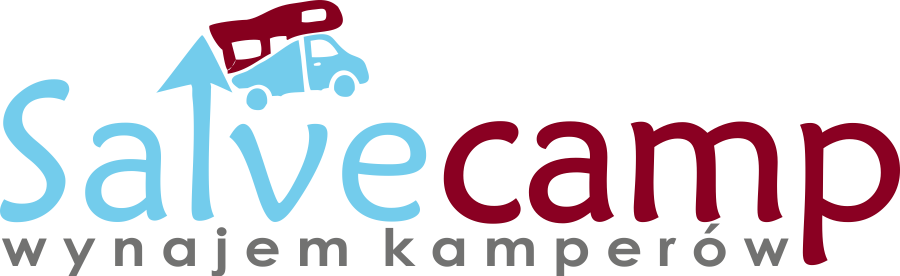 napis tworzący logo wypożyczalni kamperów salvecamp